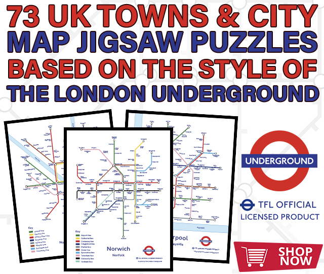 UK Underground Map Jigsaw Puzzles